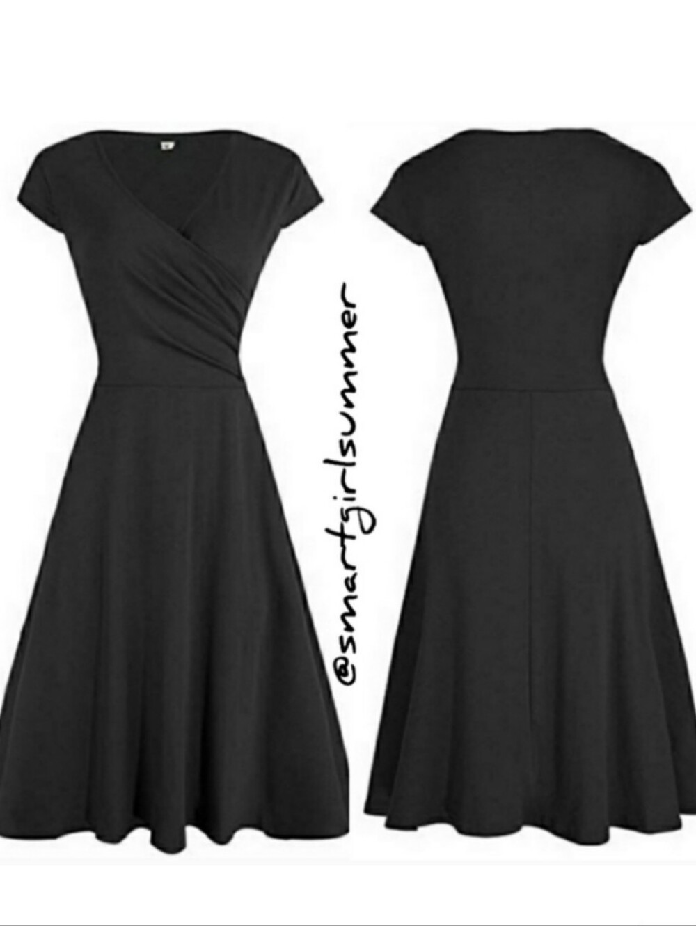 🆕⭐ Black easy wrap dress⭐